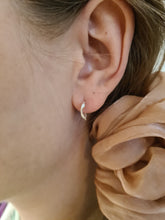 Load image into Gallery viewer, Mini Swirl earrings, silver