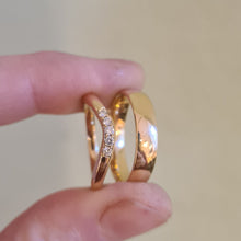 Load image into Gallery viewer, Vielsesring 18kt guld, 4,5mm