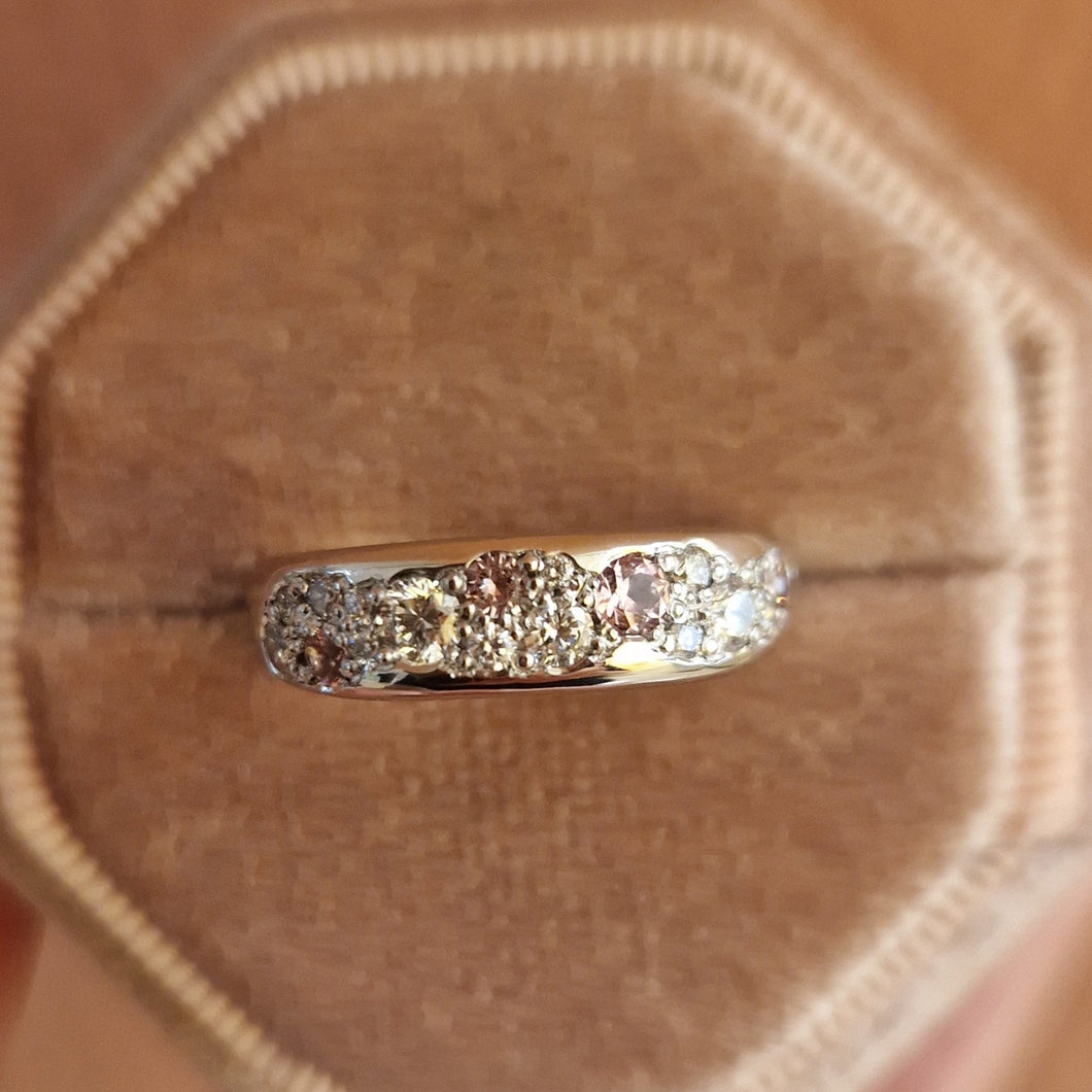 'Sun' ring, hvidguld