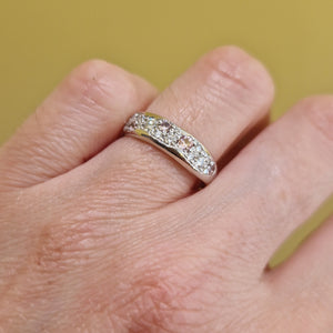 'Sun' ring, hvidguld
