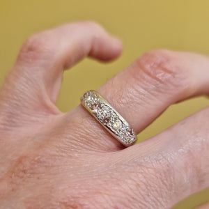 'Sun' ring, hvidguld