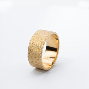 CONTRAST ring, goldplated