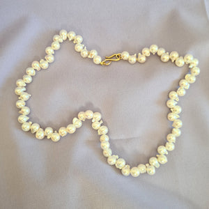 Akoyapearl necklace with a 14karat lock
