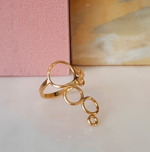 Load image into Gallery viewer, BUBBLE ring, goldplated